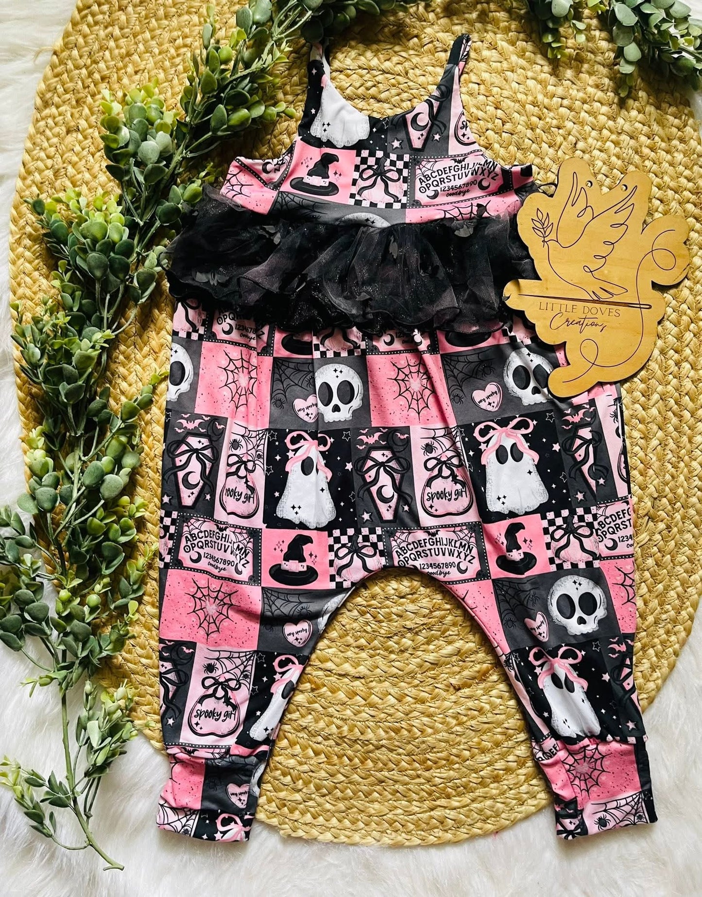 Clover Romper *Front ruffle is an add on*