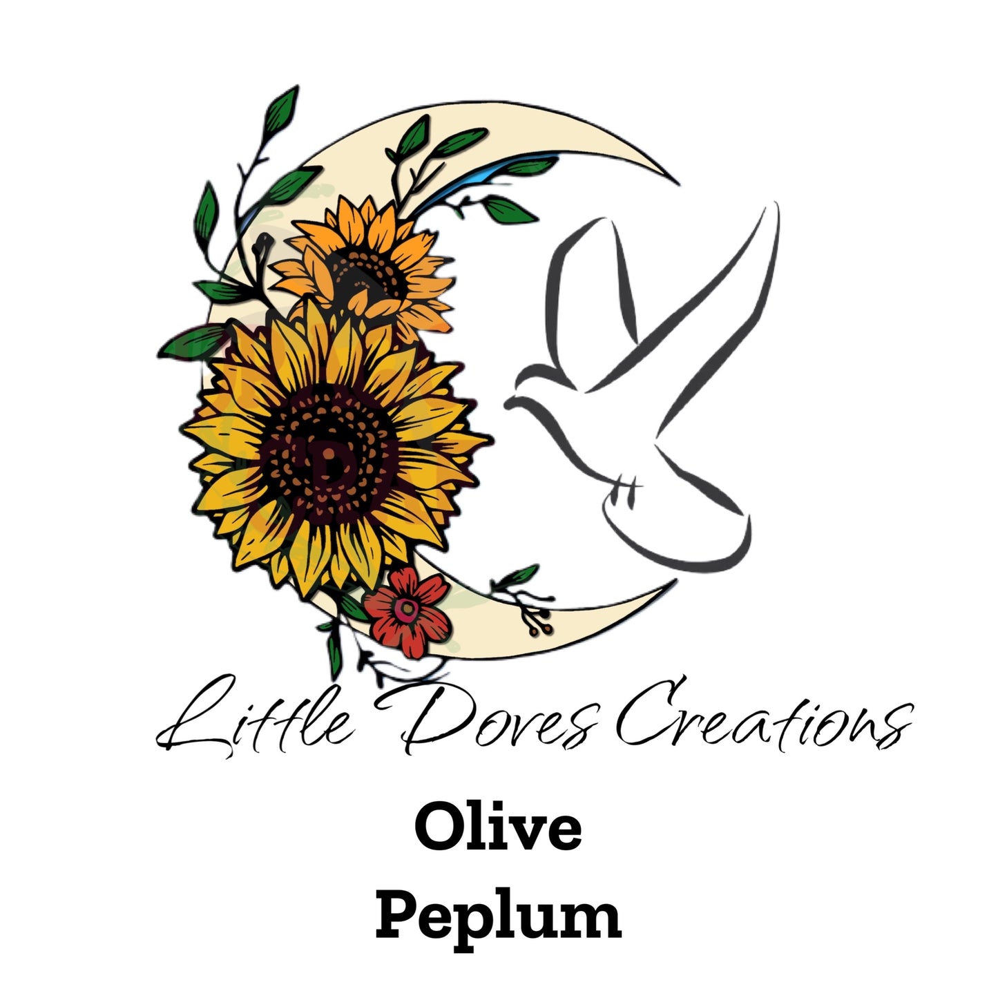 Olive Peplum