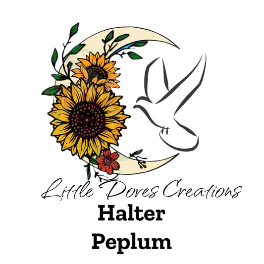 Halter Peplum