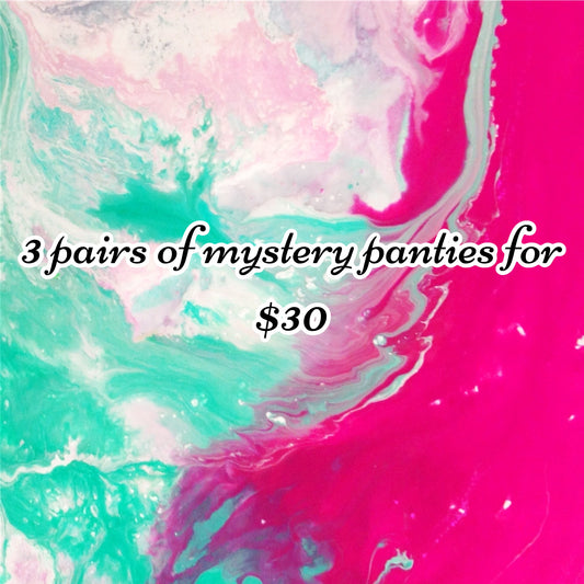 3 pairs of mystery panties