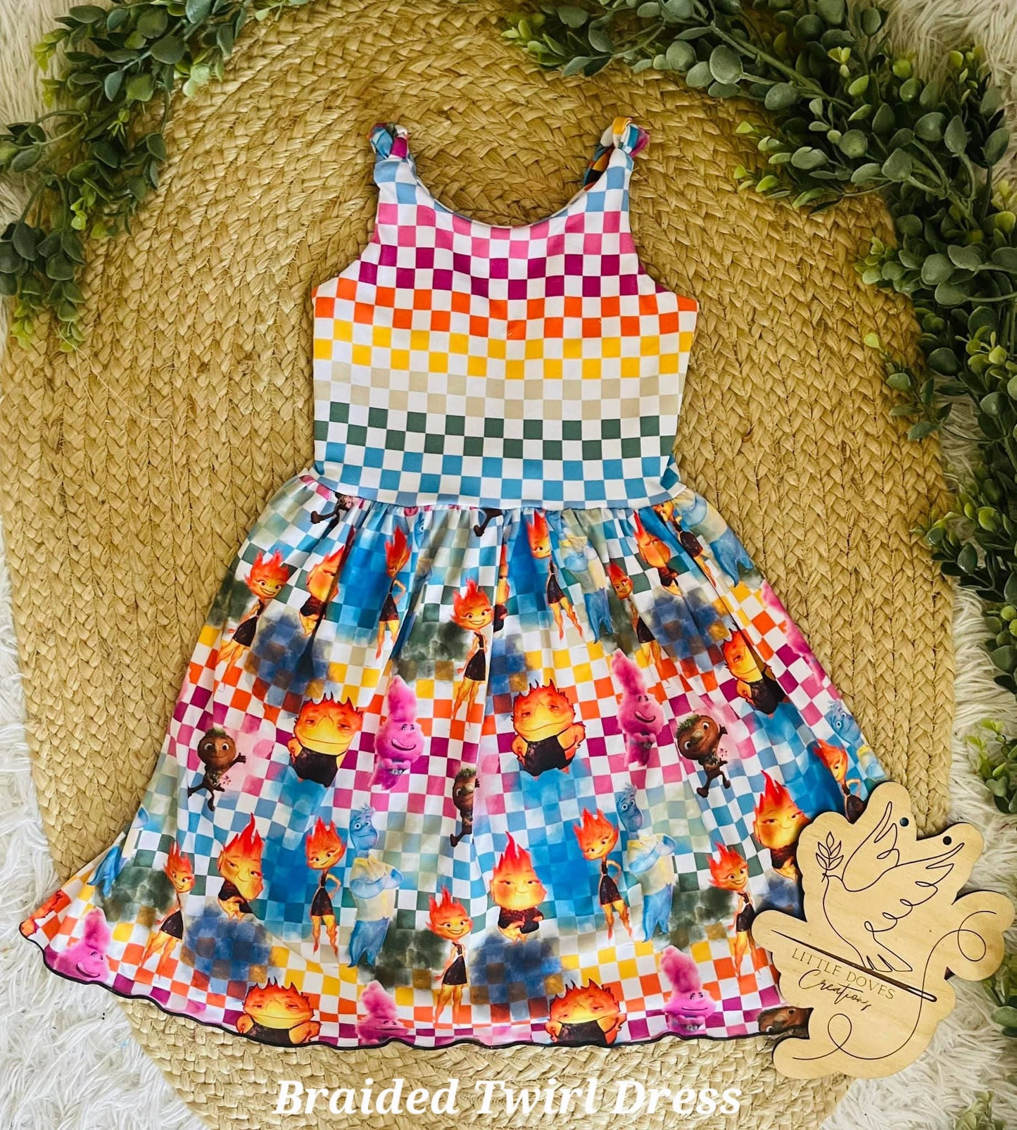 Braided Twirl Dress